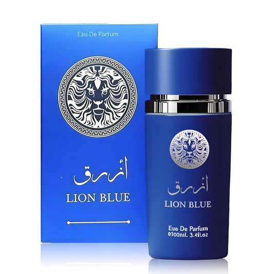Lion Blue Original Natural Spray Cologne ,Long-Lasting Scent Perfume for Men - Inspired by Lattafa Zanzibar