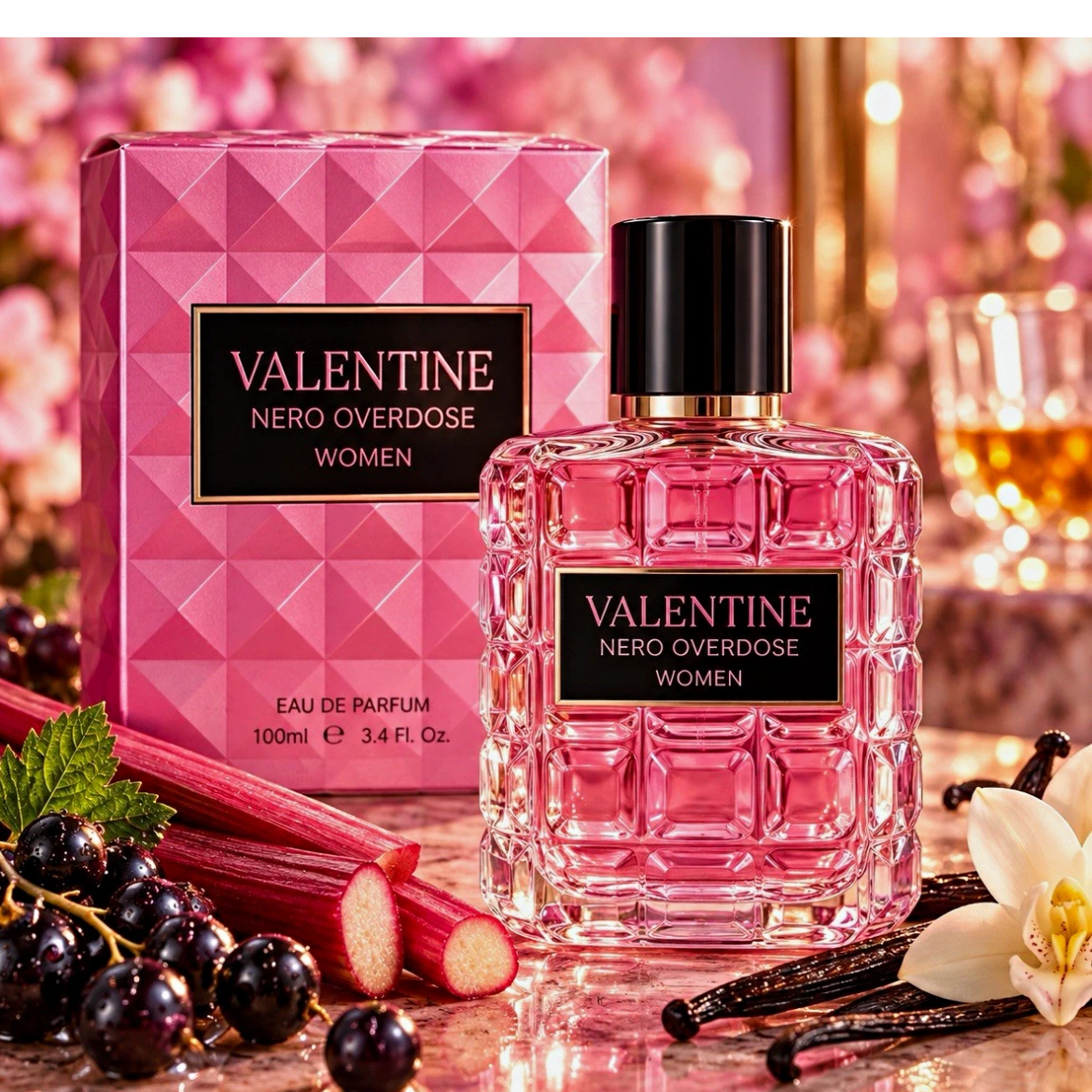 Valentine Nero Overdose Perfume 3.4oz EDP - Inspired by Valentino