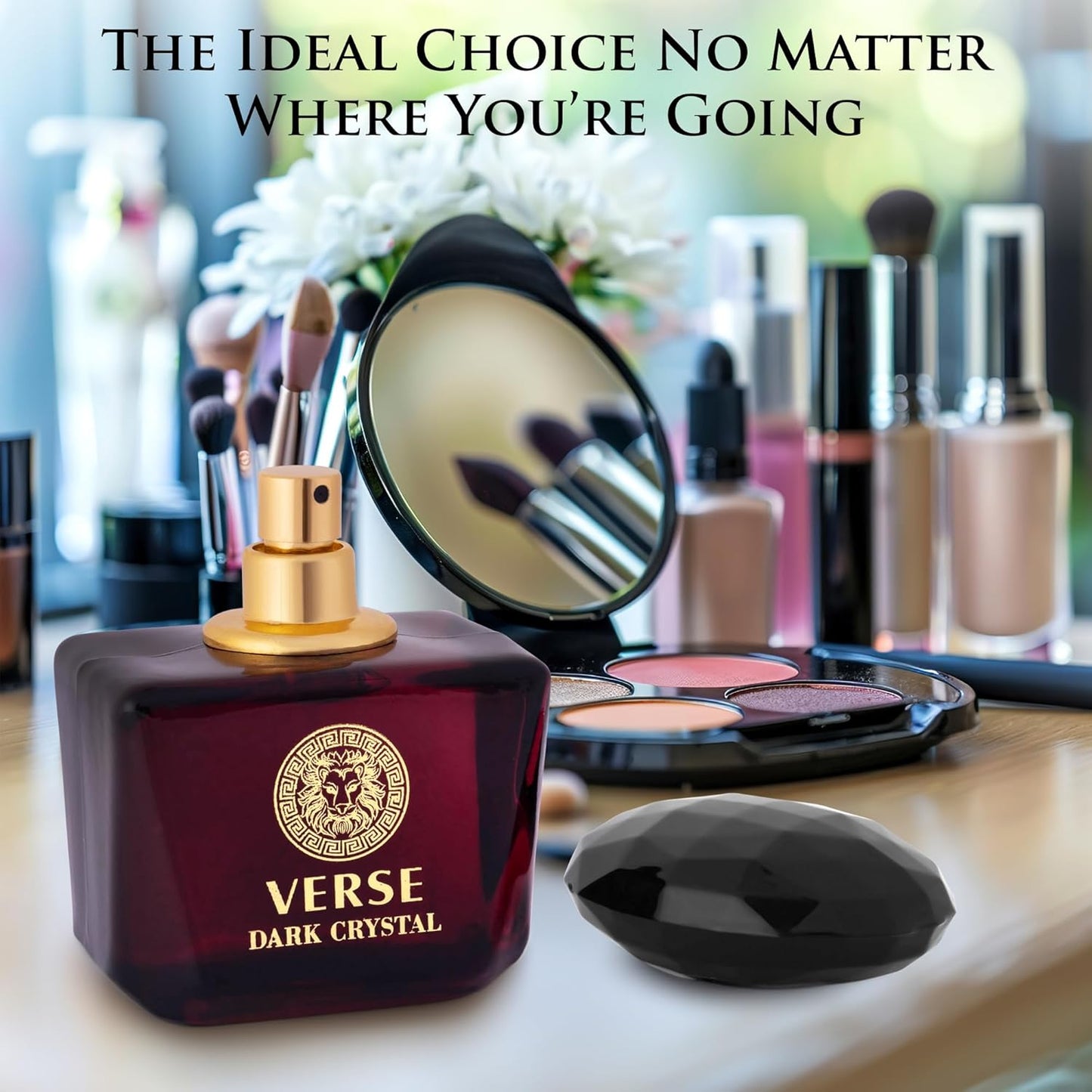 Verse Dark Crystal Perfume for Women - 3.4oz - Inspired by Versace Crystal Noir