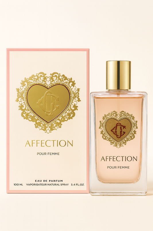 Affection Pour Femme Perfume - 3.4oz - Pistachio Jasmine Raspberry Vanilla Women's Fragrance Eau de Parfum 100ml