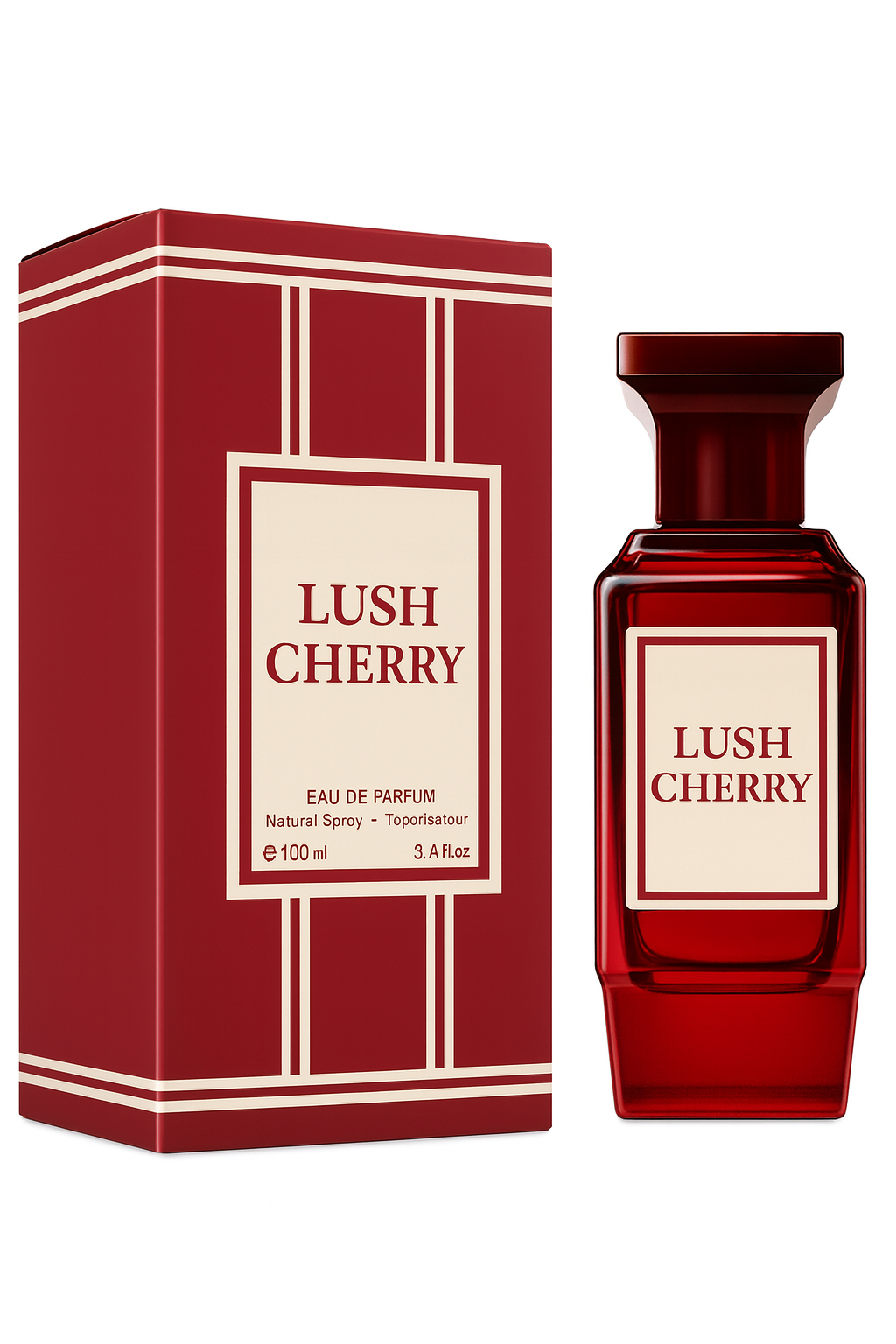 Lush Cherry Unisex Men's & Women's Cologne Perfume - 3.4oz - Inspired by Tom Ford Lost Cherry