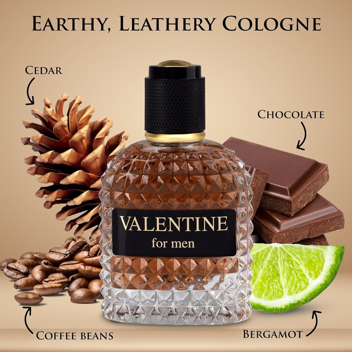 Valentine Cologne for Men - 3.4oz - EDP - Inspired by Valentin0's UOMO