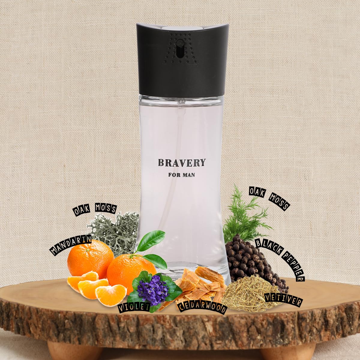 Bravery Spray Cologne - EDT for Men - 3.4 fl.oz - Inspired by Burberry Touch