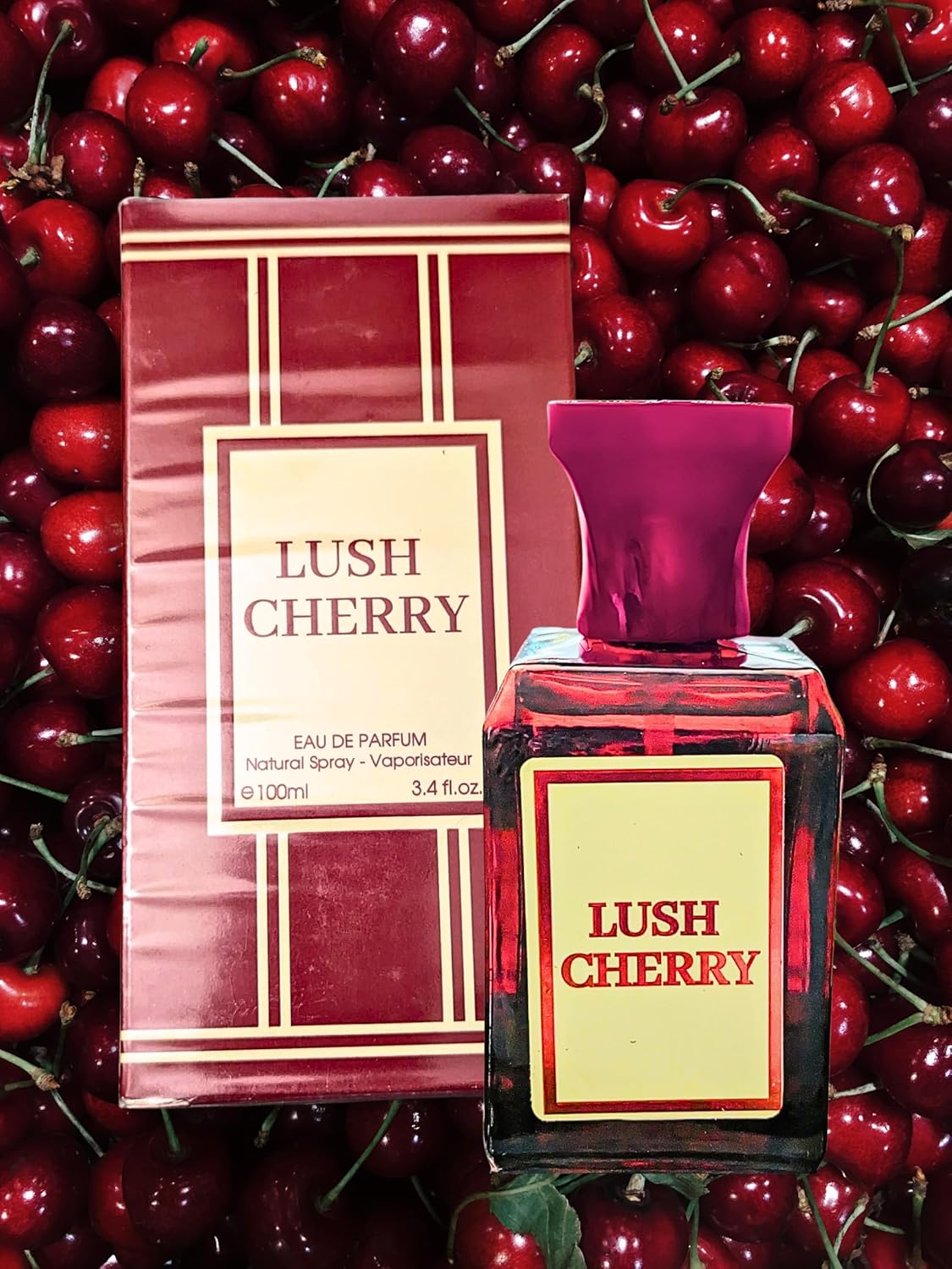 Lush Cherry Unisex Men's & Women's Cologne Perfume - 3.4oz - Inspired by Tom Ford Lost Cherry