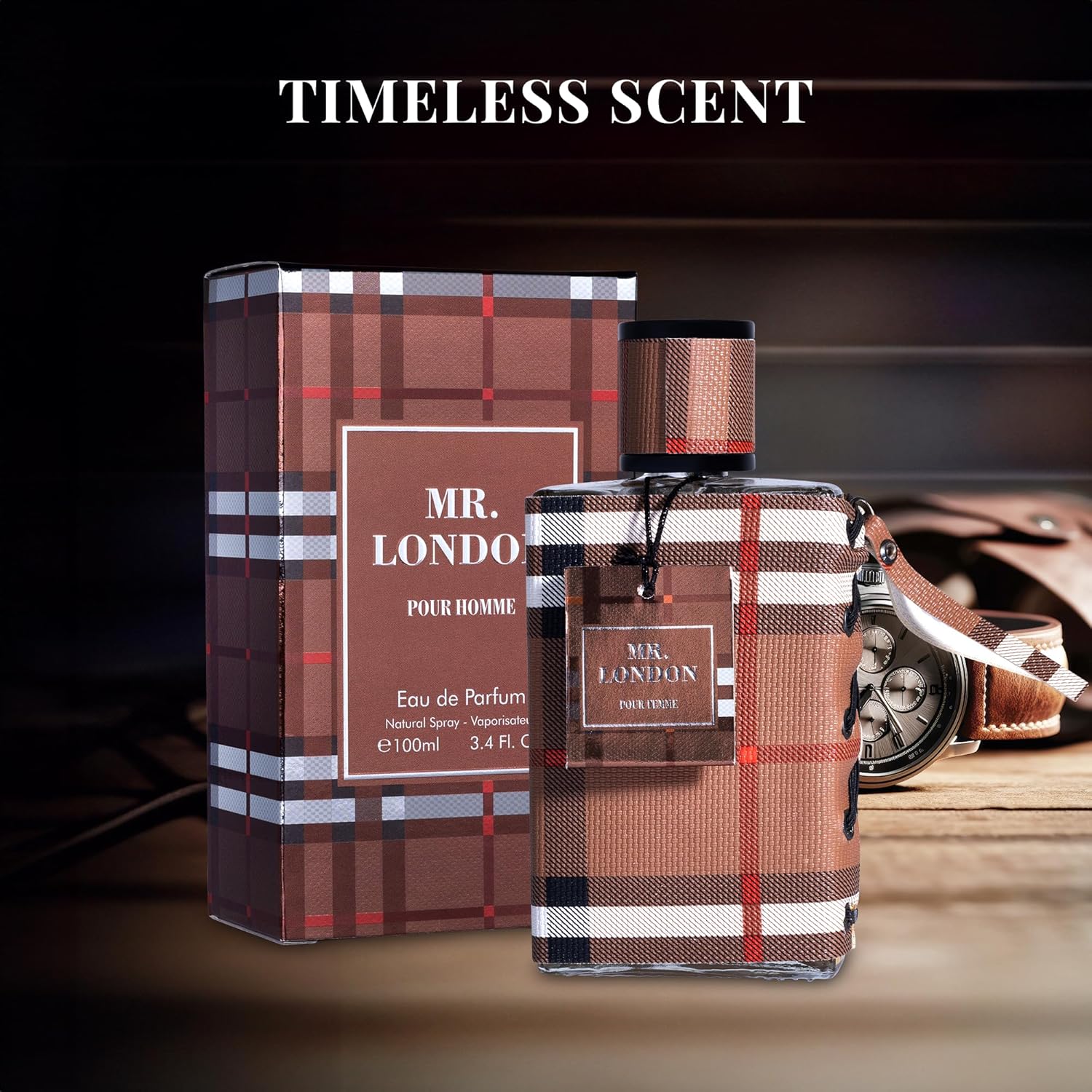 Mr. London Cologne - 3.4oz - Inspired by Burberry London for Men