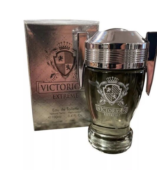 Victorious Extreme 3.4 Oz EDT Spray Men's Cologne Inspired Invictus image 0