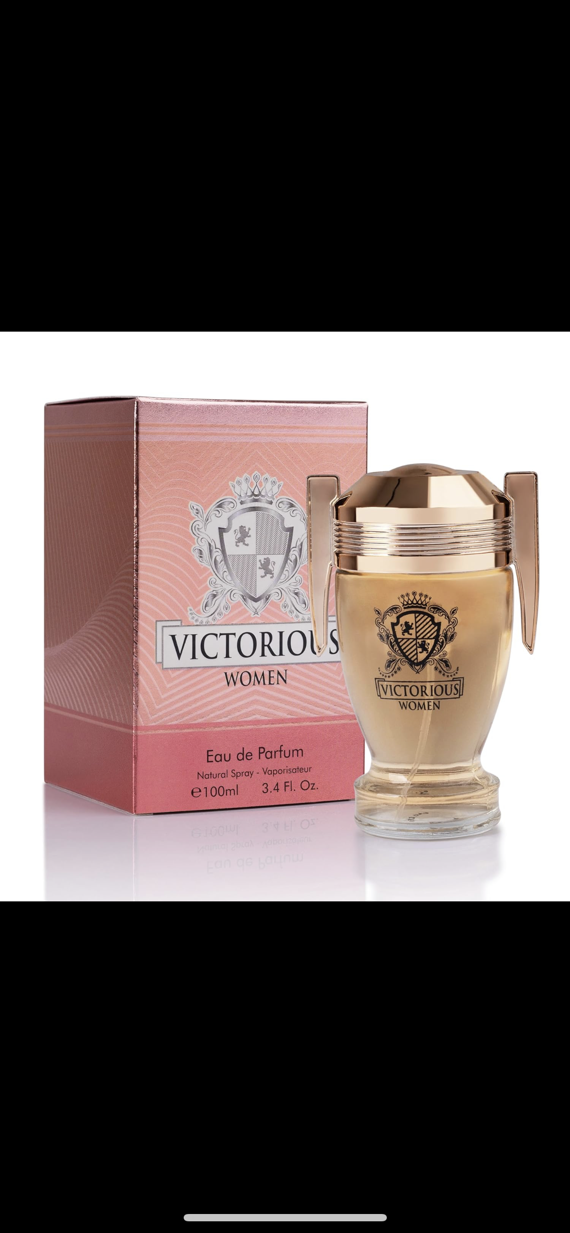 Victorious Women Perfume - 3.4oz - Inspired by invictus