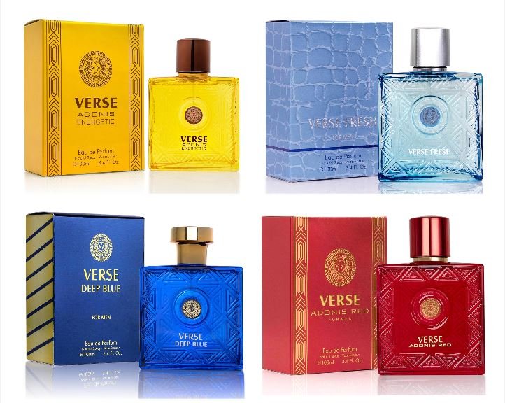 Verse Cologne Lot 4 Bottles FOR ALL THE VERSACE LOVERS **SUPER SALE** image 0