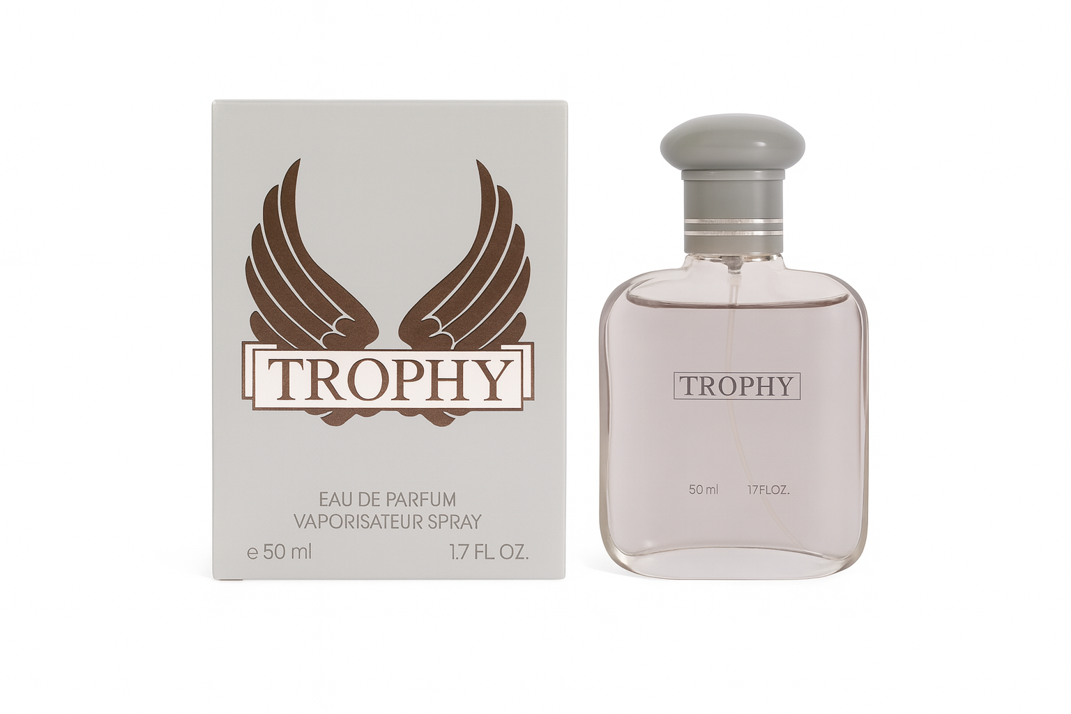 Trophy Eau de Parfum 50ml / 1.7 fl. oz. - Men's Cologne Fragrance - Inspired by Invictus