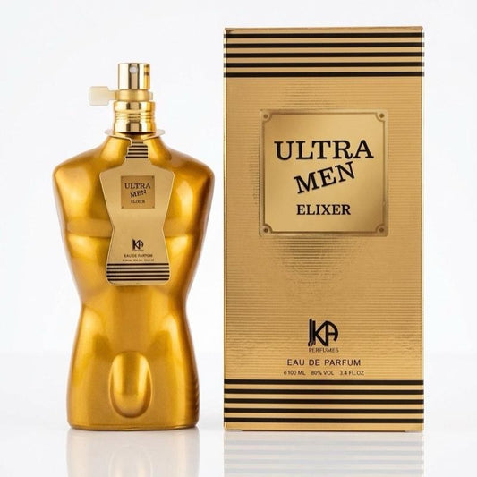 Ultra Men Elixir Cologne - 3.4oz EDP - Men’s Fragrance - Inspired by JPG