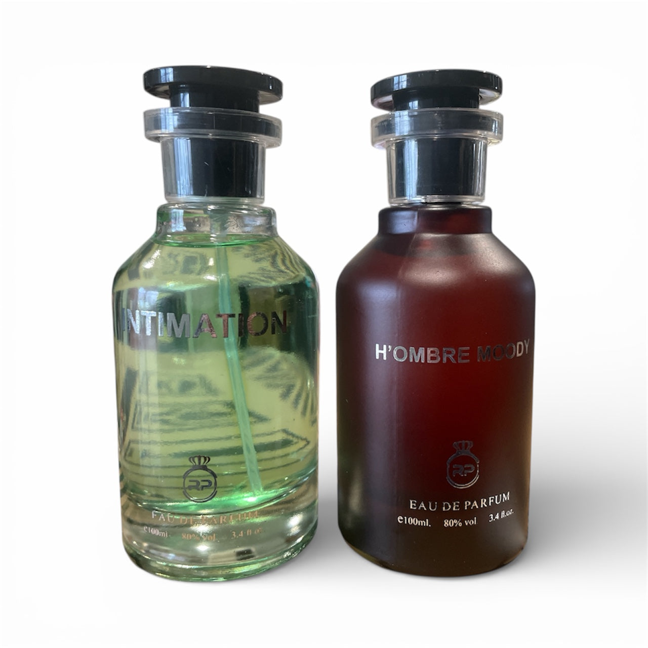Intimation & Hombre Moody Cologne for men - 3.4oz Each - LV inspired