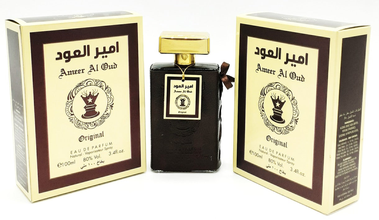 Ameer Al Oud Eau de Parfum 100ml (3.4 fl oz) – Men's Long Lasting Arabian Fragrance