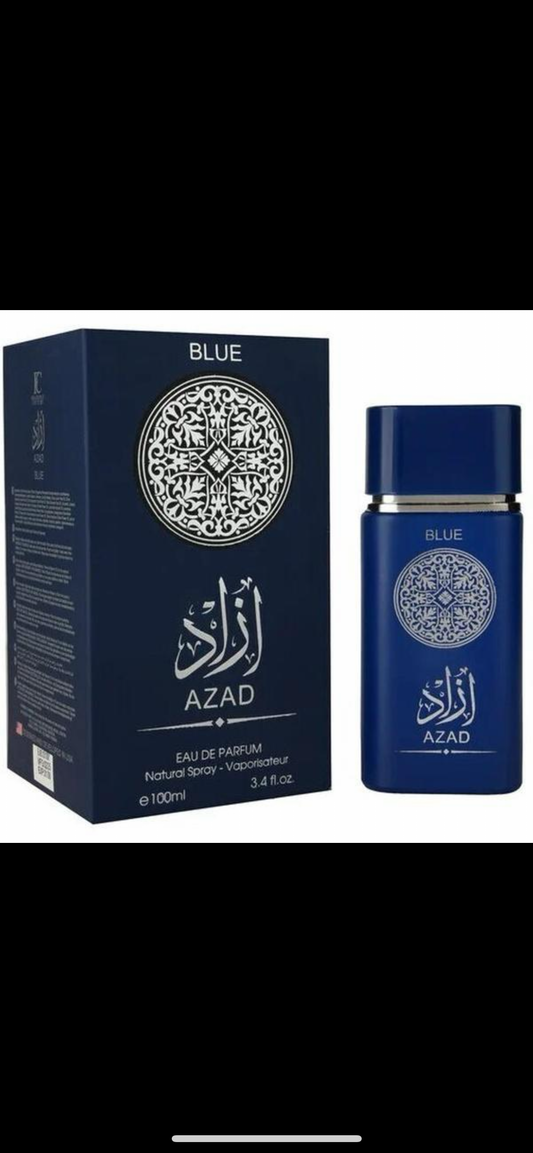 AZAD BLUE cologne for me - 3.4oz - inspired by Lattafa Zanzibar