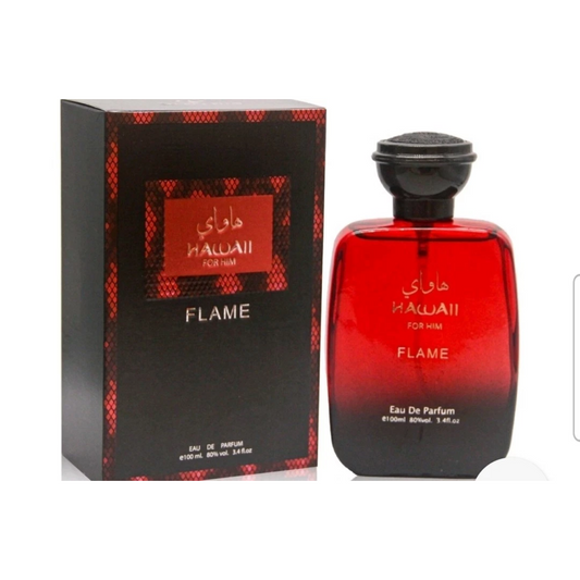 Hawaii Flame Eau de Parfum Spray for Men 3.4 fl oz inspired by hawas