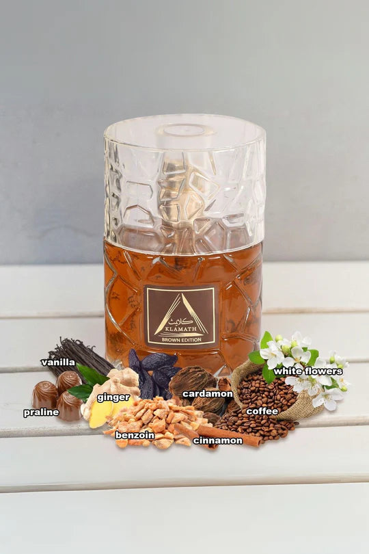 Klamath Brown Edition Unisex Fragrance - Men & Women - Vanilla , Praline ect.