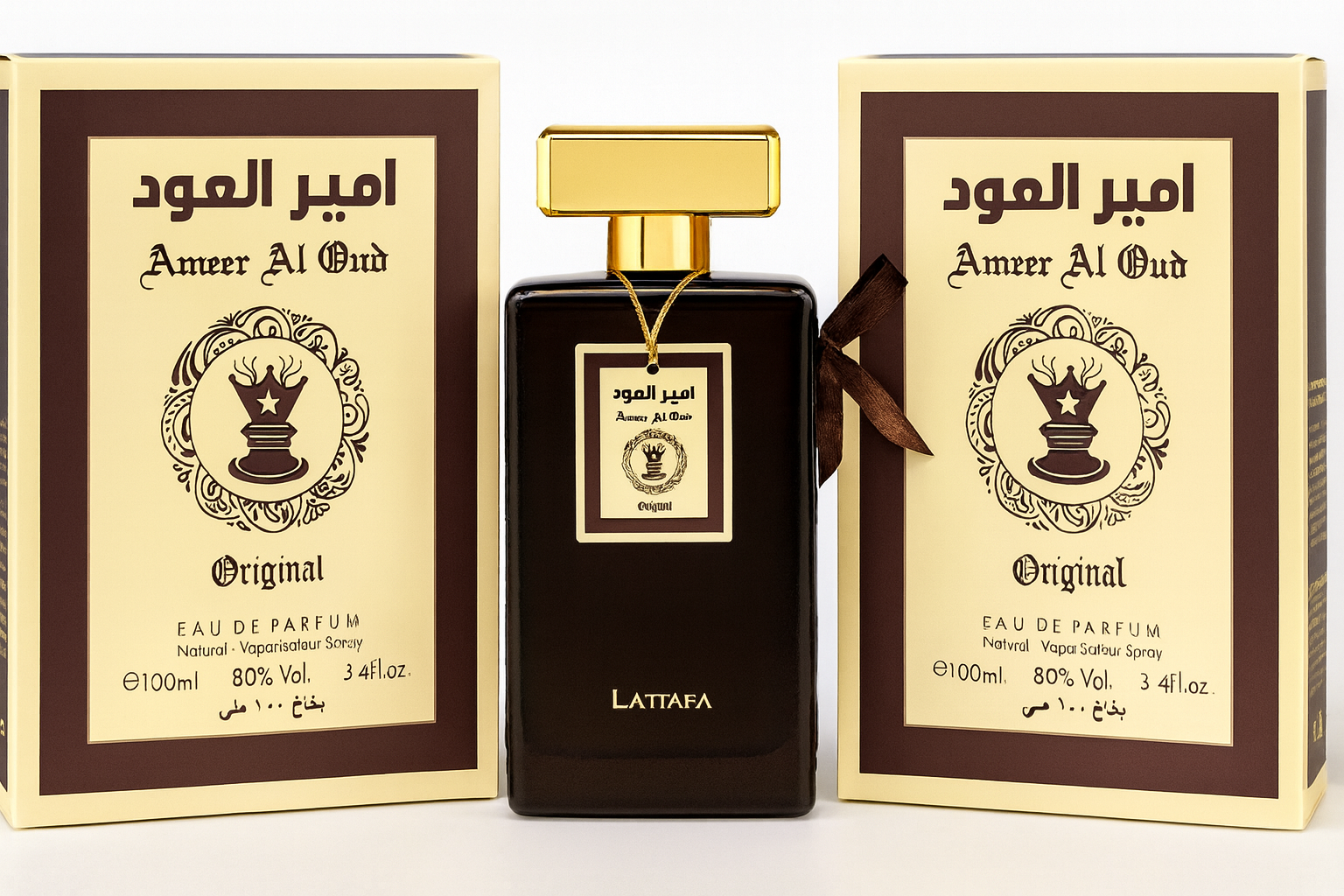 Ameer Al Oud Eau de Parfum 100ml (3.4 fl oz) – Men's Long Lasting Arabian Fragrance