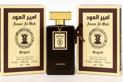 Ameer Al Oud Eau de Parfum 100ml (3.4 fl oz) – Men's Long Lasting Arabian Fragrance