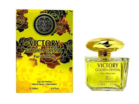 Victory Golden Crystal Perfume - 3.4oz - Inspired by Versace Yellow Diamond
