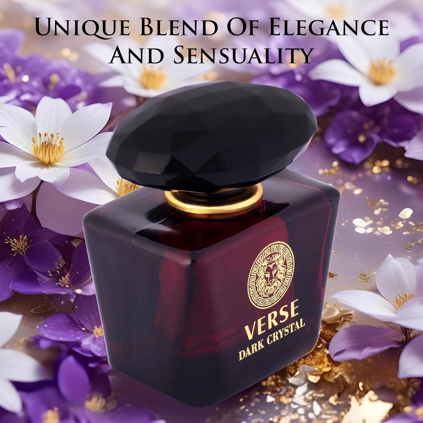 Verse Dark Crystal Perfume for Women - 3.4oz - Inspired by Versace Crystal Noir