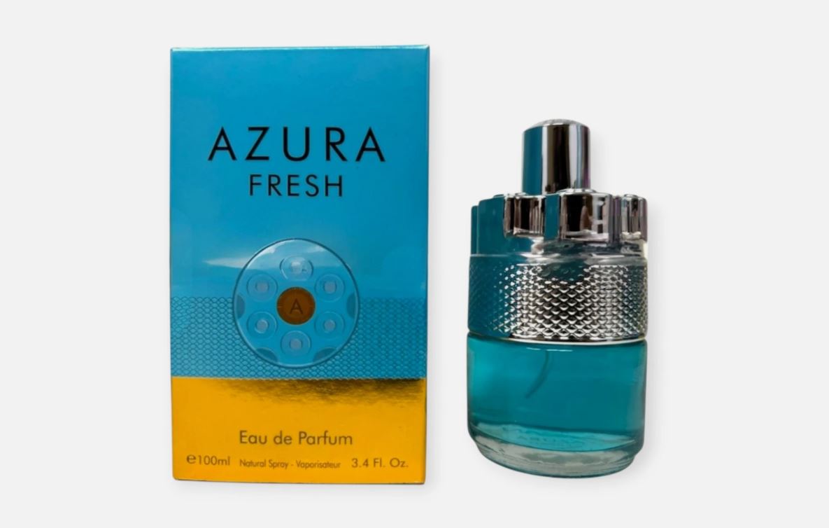 AZURA FRESH MEN'S COLOGNE - 3.4OZ EDP - INSPIRED BY AZZARO TONIC