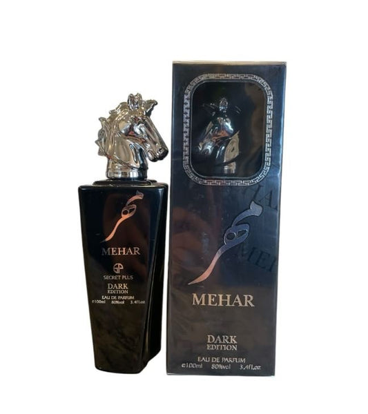 Mehar Dark Edition Cologne 3.4oz Inspired By Lattafa Mehar Black image 0