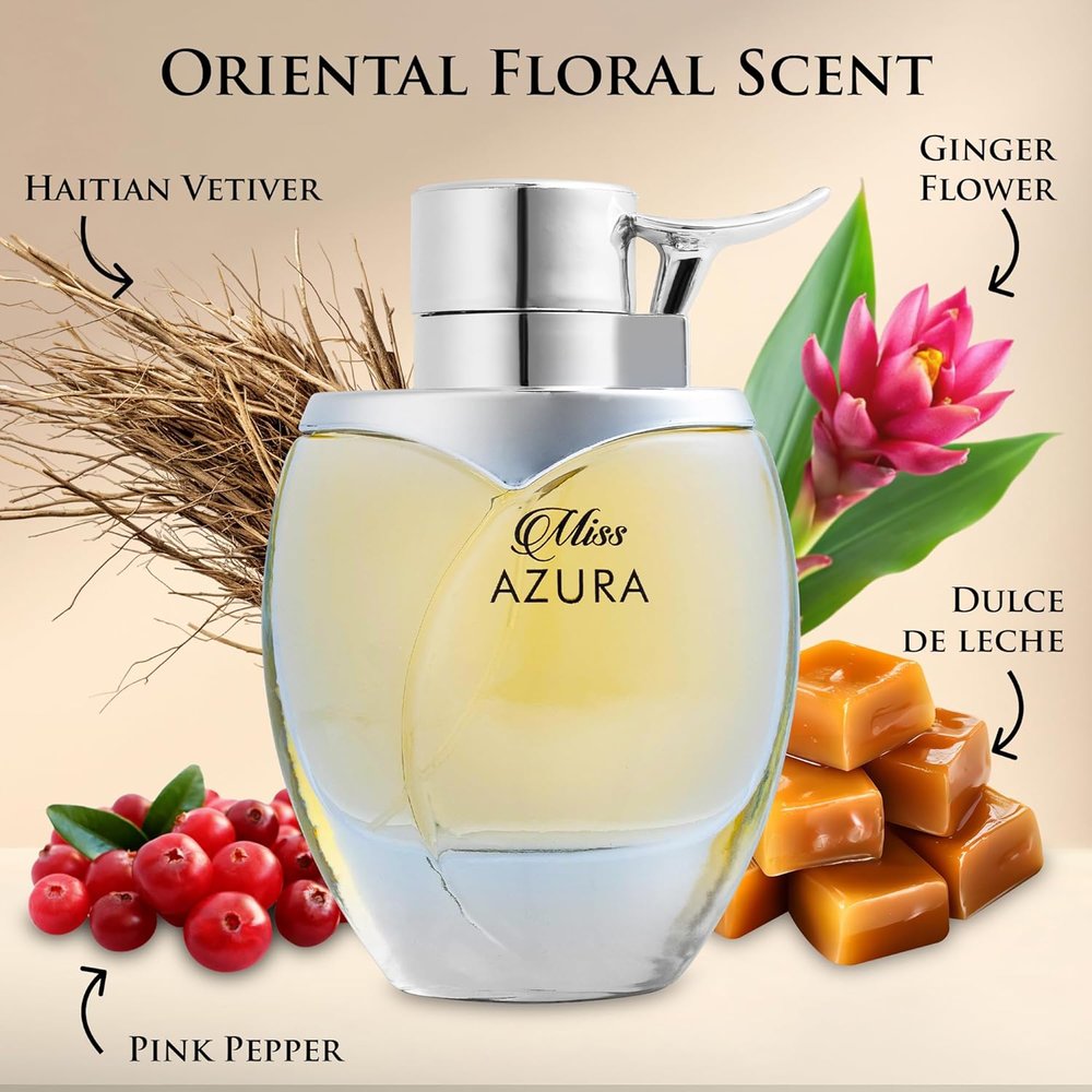 Miss Azura for Women Fragrance 3.4 FL OZ. EDP Inspired By Azzaro Wanted Girl image 1