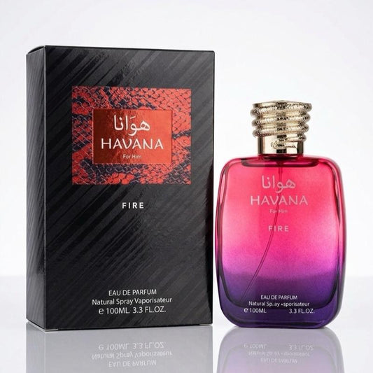 Havana Fire Unisex Perfume Cologne - 3.4oz EDP - Inspired by Hawas Fire