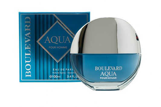 Boulevard Aqua Pour Homme Men's cologne - 3.4oz - Inspired by Bvlgare Aqua for Men