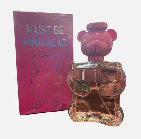 Must Be Pink Bear Perfume 3.4oz Inspired By Moschino Toy 2 Bubble Gum image 0