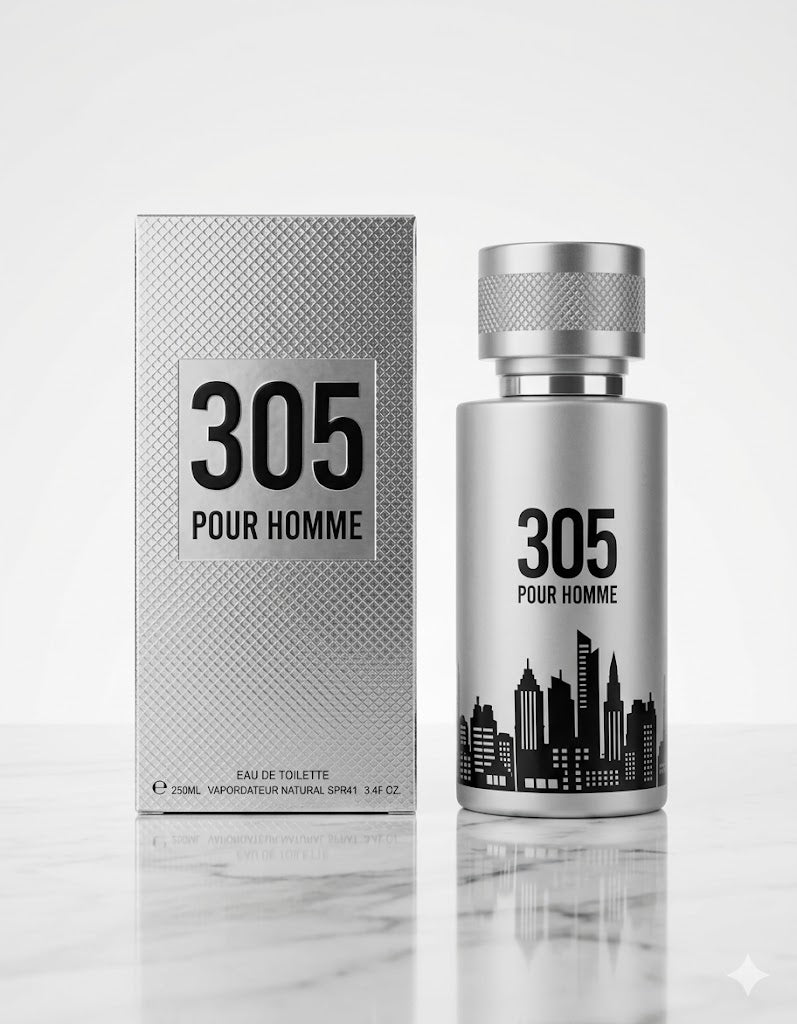 305 Pour Homme Cologne for men - 3.4oz - Inspired by Carolina Herrera 212