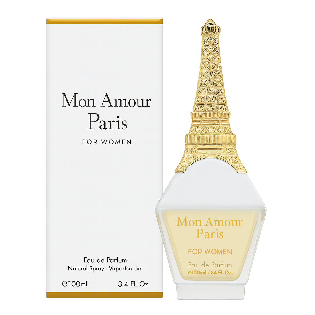 Mon Amour Paris EDP Perfume for Women - 3.4oz Floral Fragrance with Citrus & Vanilla Notes - Inspired by Diors Jadore