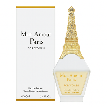 Mon Amour Paris EDP Perfume for Women - 3.4oz Floral Fragrance with Citrus & Vanilla Notes - Inspired by Jadore