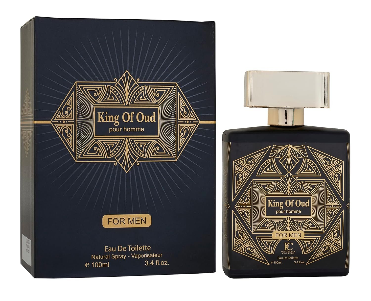 King Of Oud men cologne 3.4 Great Gift Inspired by Lattafa image 0