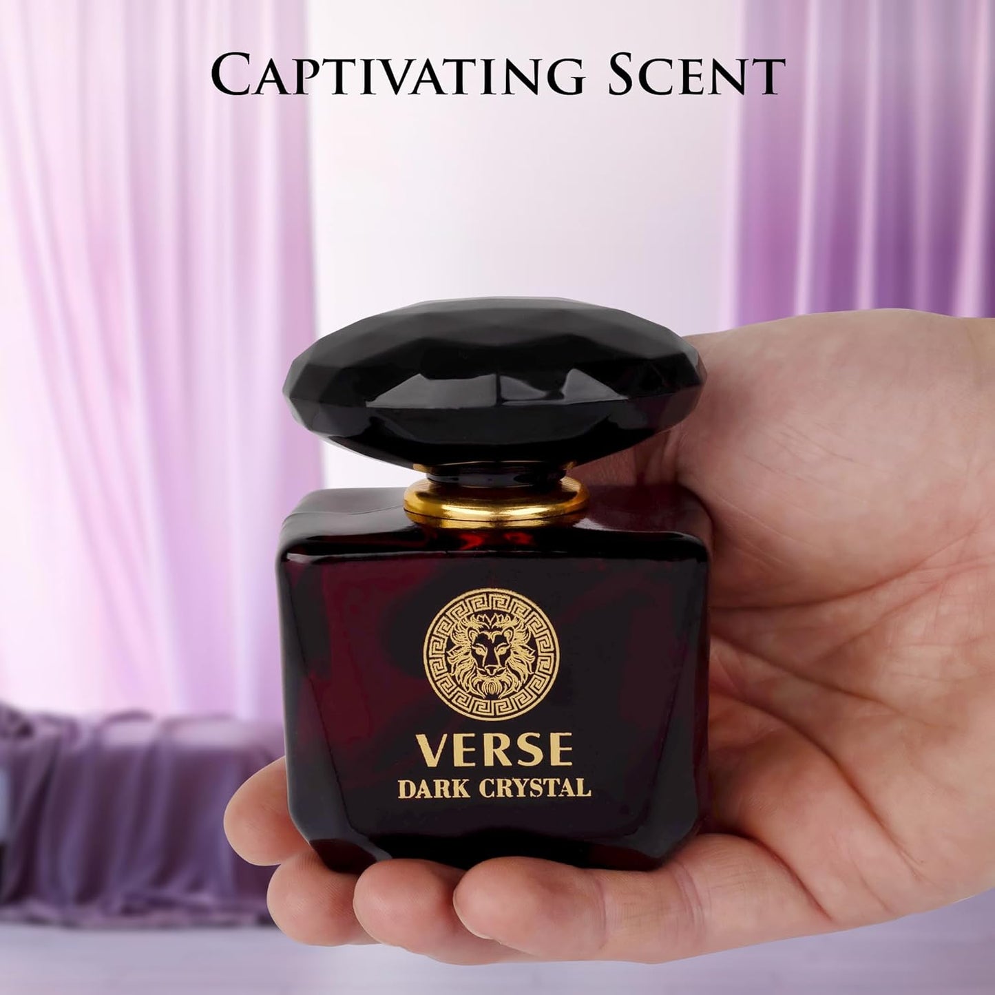 Verse Dark Crystal Perfume for Women - 3.4oz - Inspired by Versace Crystal Noir