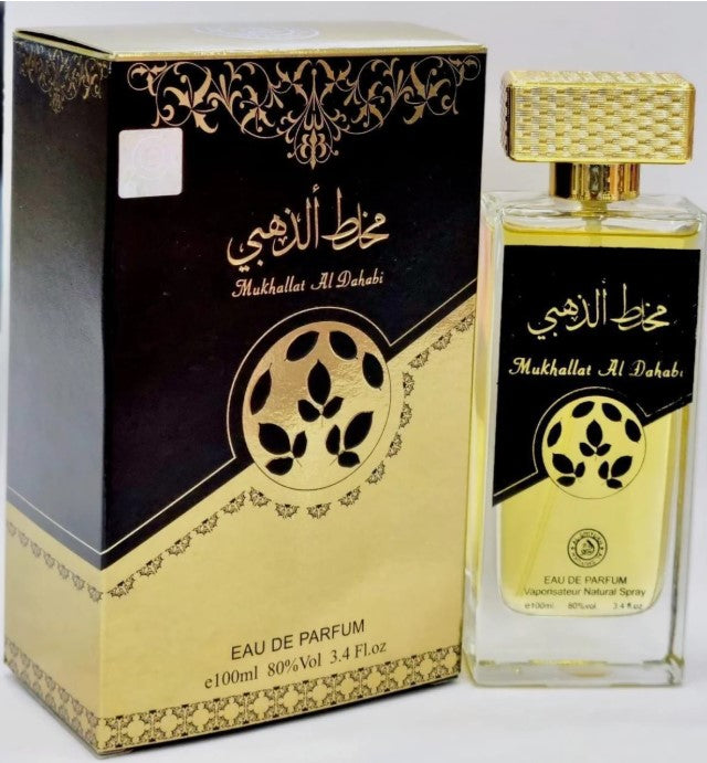 Mukhallat Al Dahabi Eau de Parfum 100ml (3.4oz) – Luxury Arabian Unisex Fragrance