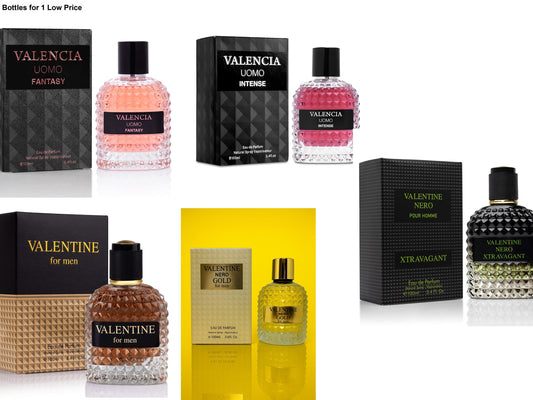 5 Great Men's Colognes Collection - 5 x 3.4oz Each - Inspired by Vanentin0
