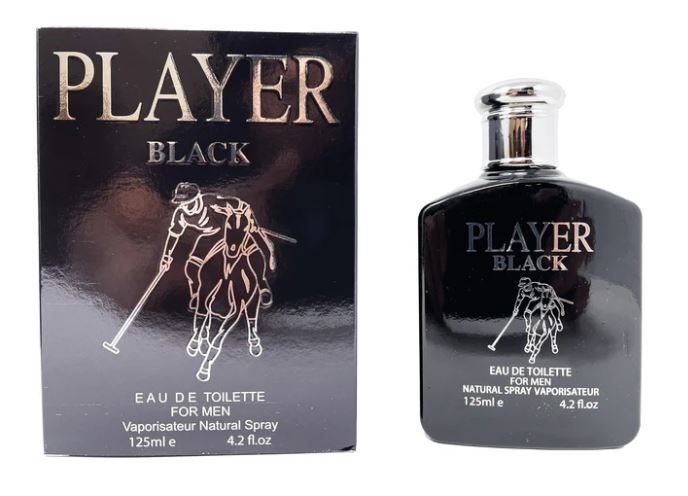 Player BLACK Cologne 3.4oz Inspired By Ralph Lauren Polo BLACK image 0