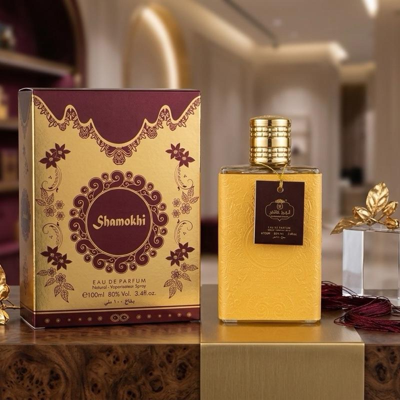 Shamokhi Eau de Parfum 100ml - 3.4 fl. oz. - Luxurious Golden Bottle with Elegant Packaging