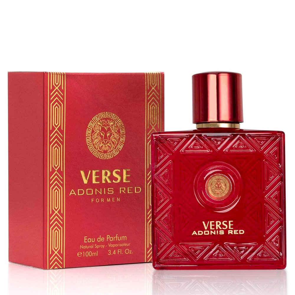 VERSE ADONIS RED For Men Eau de Parfum 3.4oz - Inspired by Versace Eros Flame image 0