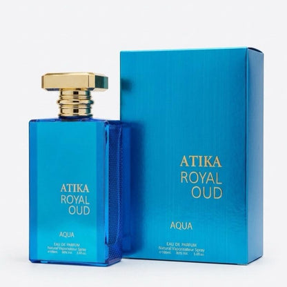 Atika Royal Oud Aqua Perfume Cologne - 3.4oz EDP - Unisex fragrance
