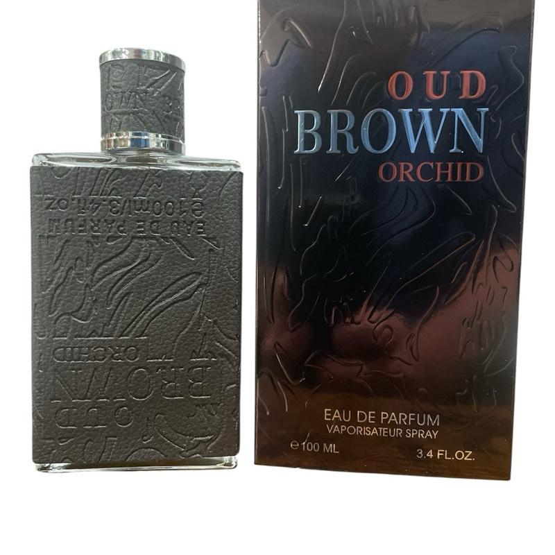 Oud Brown Orchid Eau de Parfum – UNISEX Fragrance Cologne Perfume 100ml (3.4 FL.OZ.)
