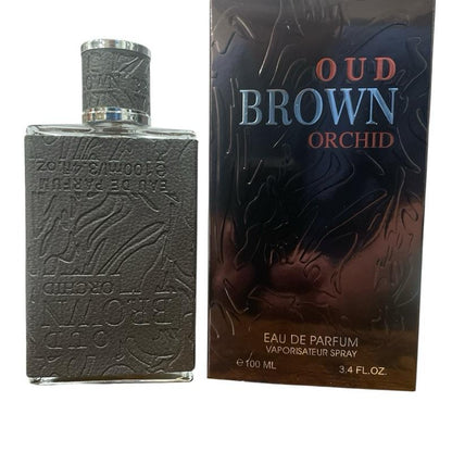 Oud Brown Orchid Eau de Parfum – UNISEX Fragrance Cologne Perfume 100ml (3.4 FL.OZ.)