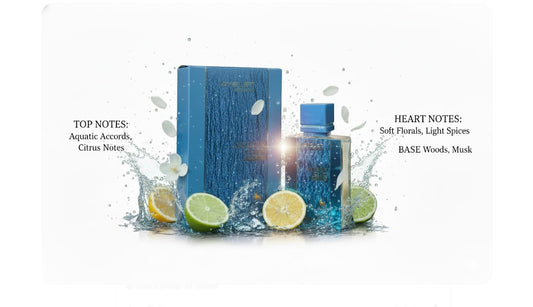 Ameer oud Aqua Blue Unisex Fragrance - 3.4oz EDP - Unisex Fragrance
