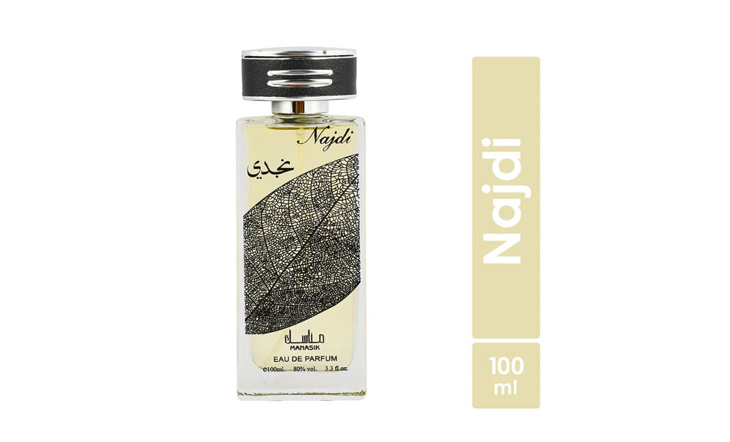 Najdi by Manasik Eau De Parfum 100ml – Citrus, Woody, Warm Spicy, Aromatic & Smoky Unisex Fragrance