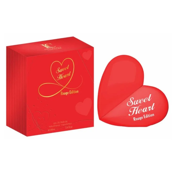 Sweet Heart Rouge Edition Perfume - Luxury Eau De Parfum 3.4oz (100ml) | The Perfect Romantic Gift