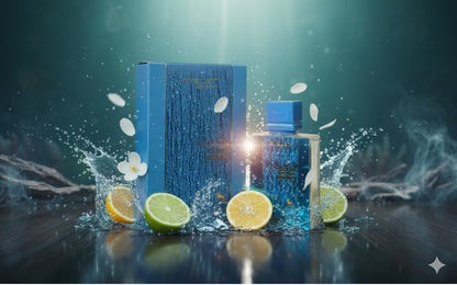 Ameer oud Aqua Blue Unisex Fragrance - 3.4oz EDP - Unisex Fragrance