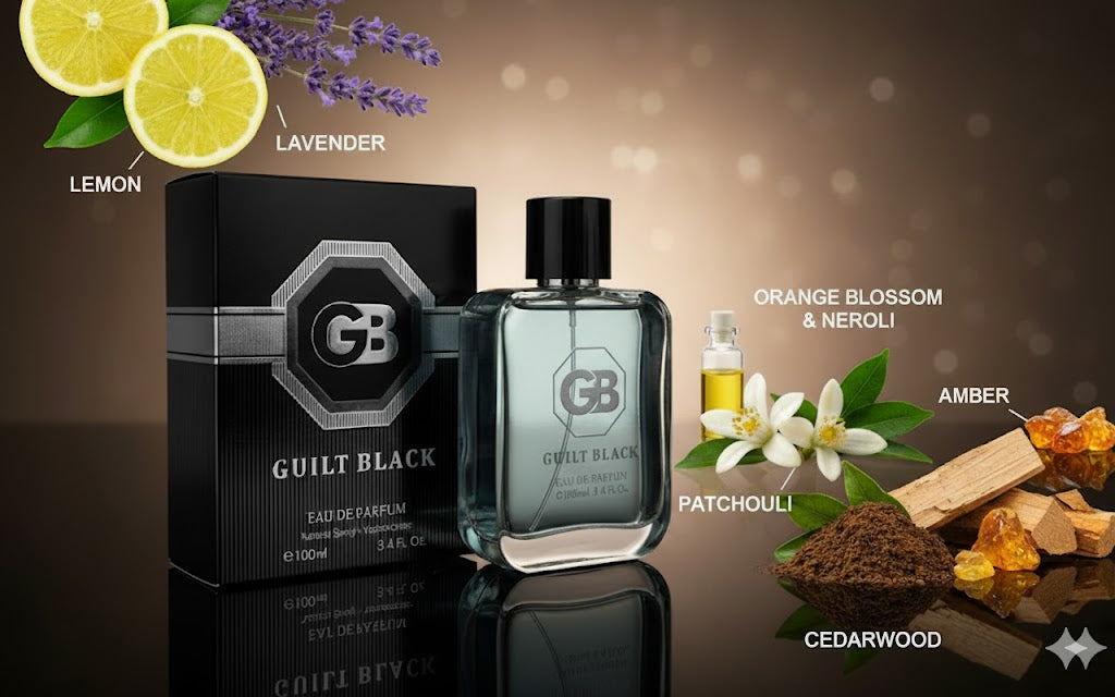 Guilt Black Men Cologne - 3.4oz - Inspired by GUCC1 GUILTY MEN