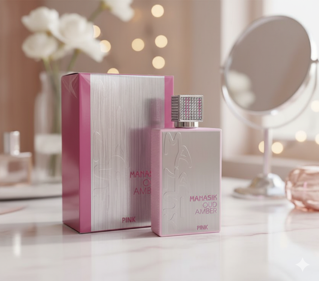Manasik Oud Amber Pink EDP 3.3floz Women's Perfume