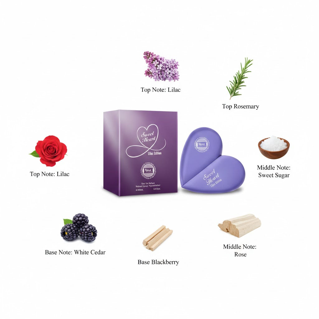 Sweet Heart Lilac Perfume - Eau De Parfum 3.4oz - Women's Fragrance
